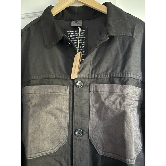 NWT Wasted Collective Black CHORE Workwear Jacket SIZE L - Picture 2 of 4